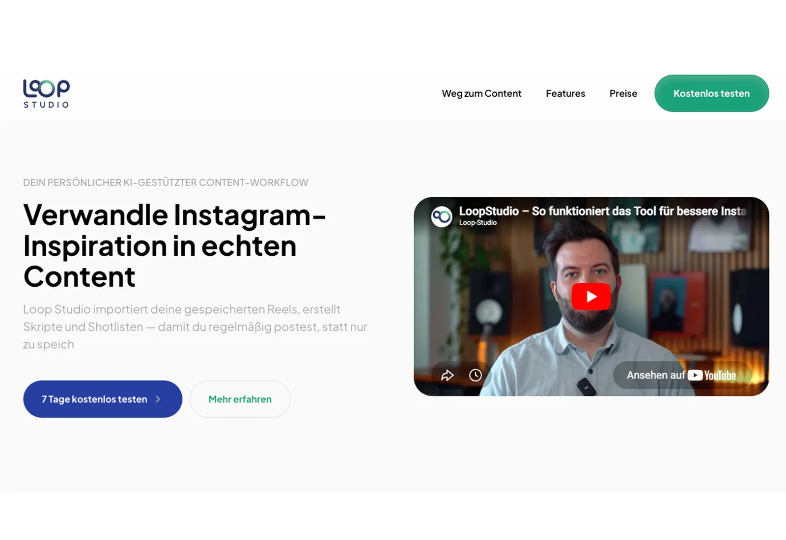 Loop Studio — Screen 2