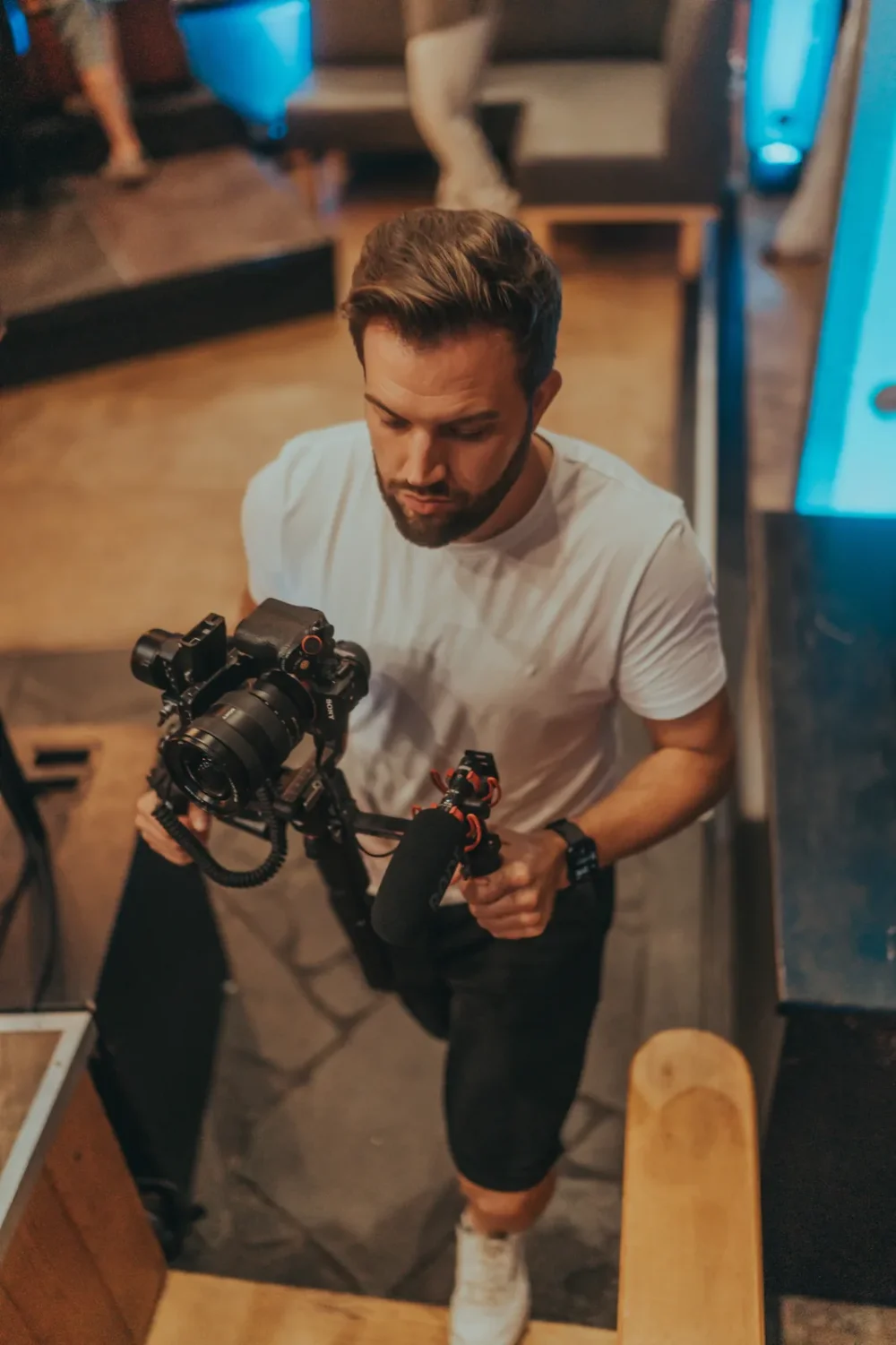 Christian Arns — Christian arns kamera indoor dreh